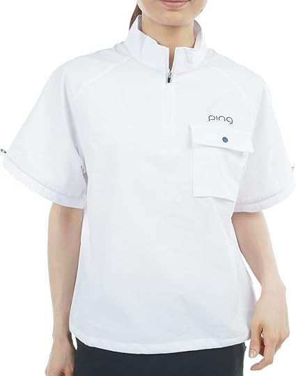 Ping] レディース 半袖 ポロシャツ (ピンボールメッシュ